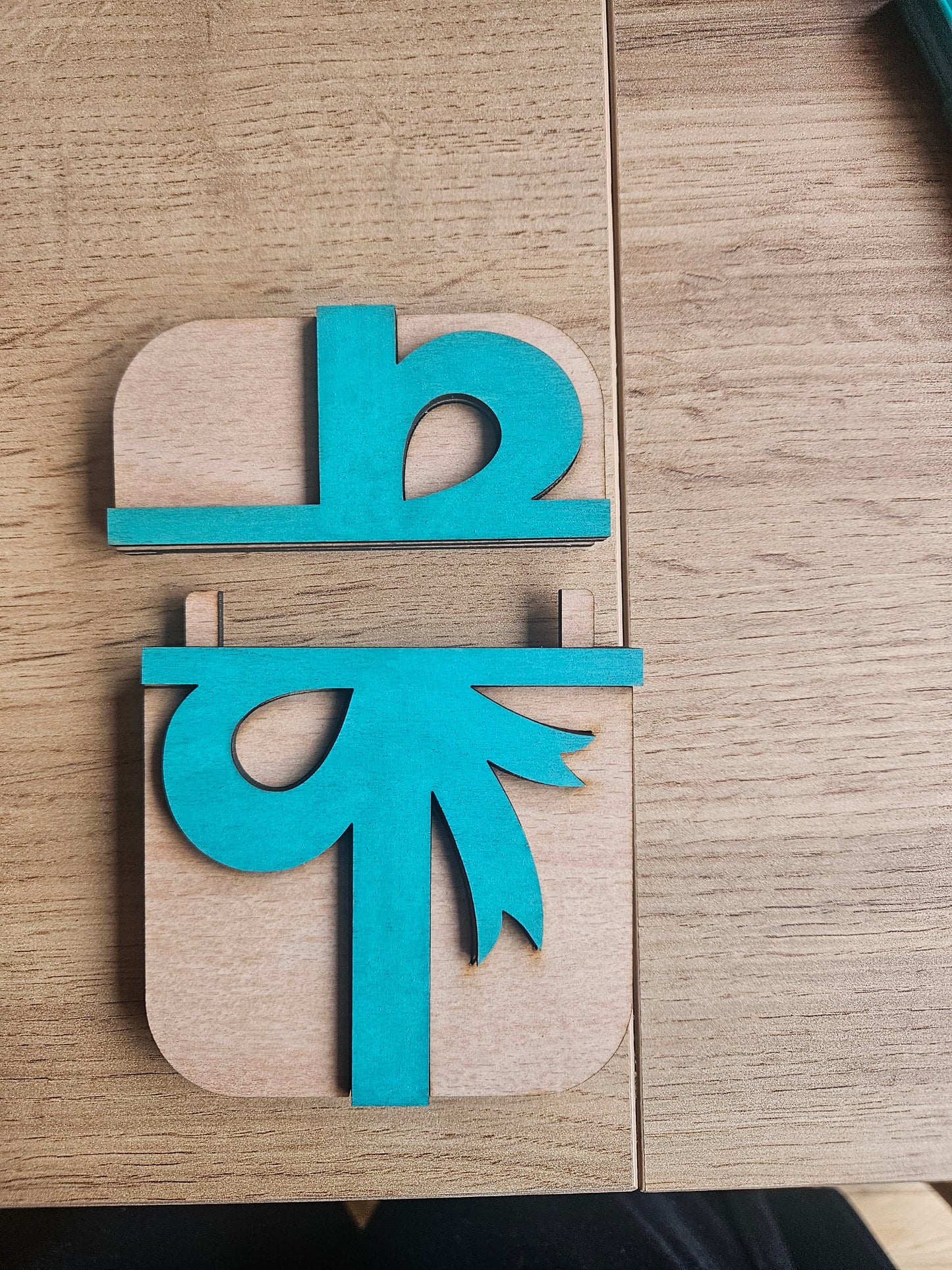 Wooden gift card Holder